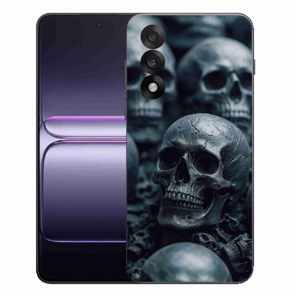 Zselés borítás mmCase a One Plus Nord 5 készülékre - koponya 2
