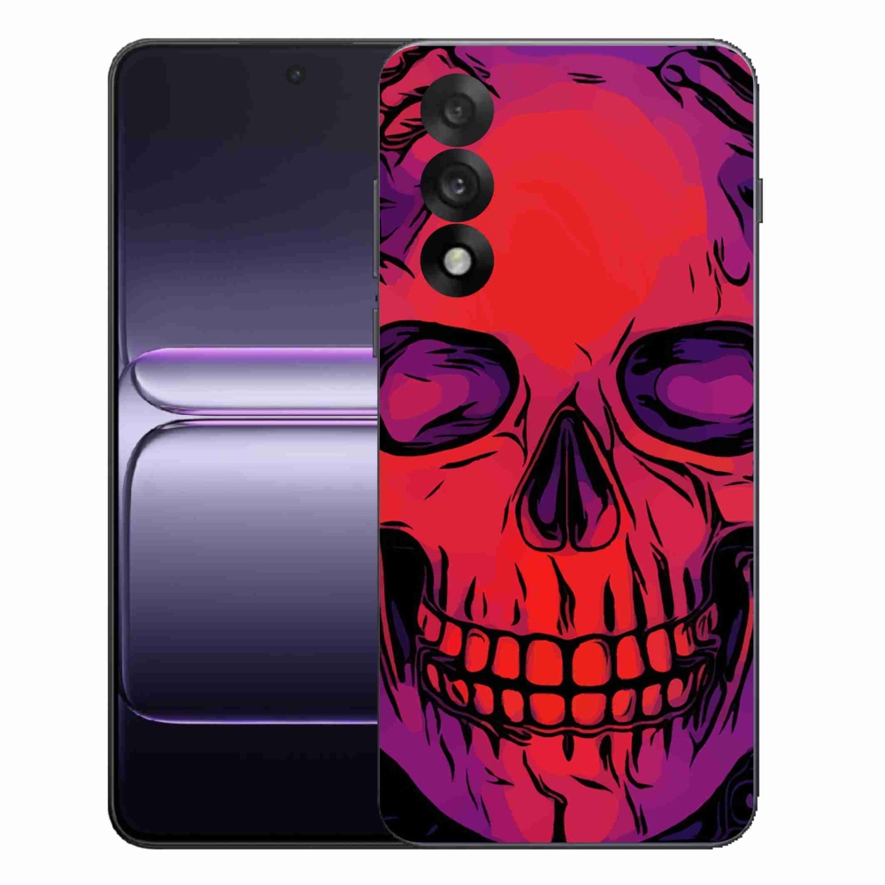 Zselés borítás mmCase a One Plus Nord 5 számára - koponya