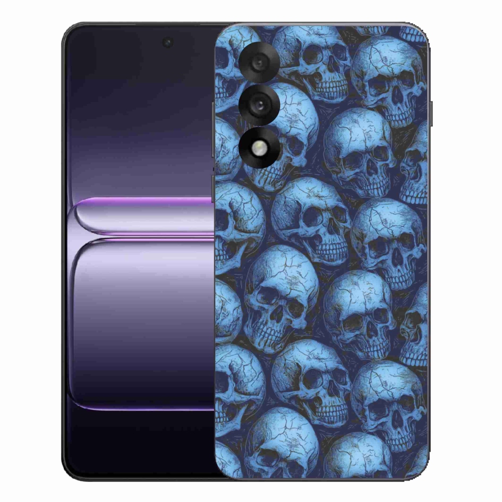 Zselés borítás mmCase a One Plus Nord 5-re - koponyák