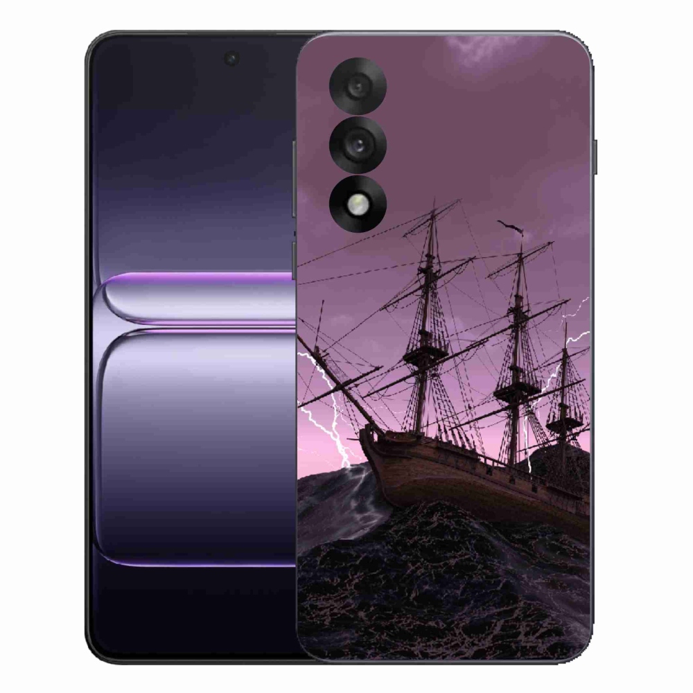 Zselés borítás mmCase a One Plus Nord 5 készülékhez - Hajó a viharban