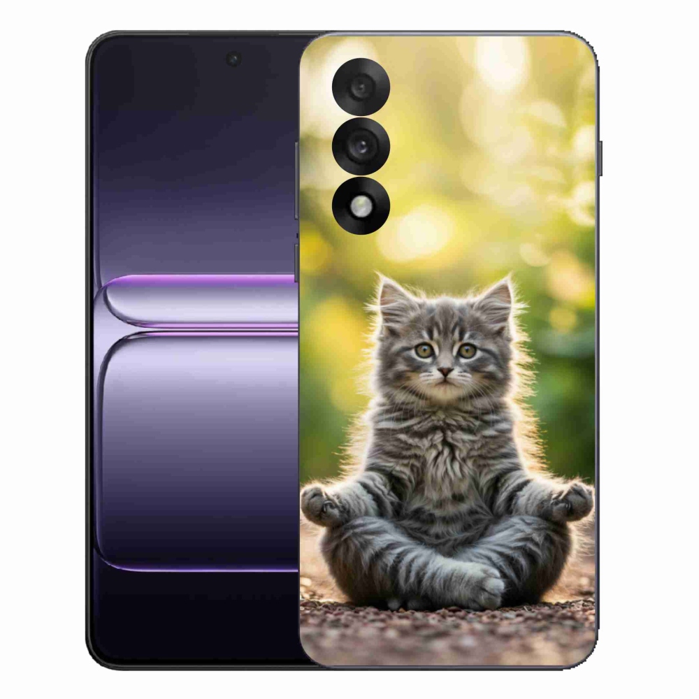 Zselés borítás mmCase a One Plus Nord 5 készülékhez - meditáló cica
