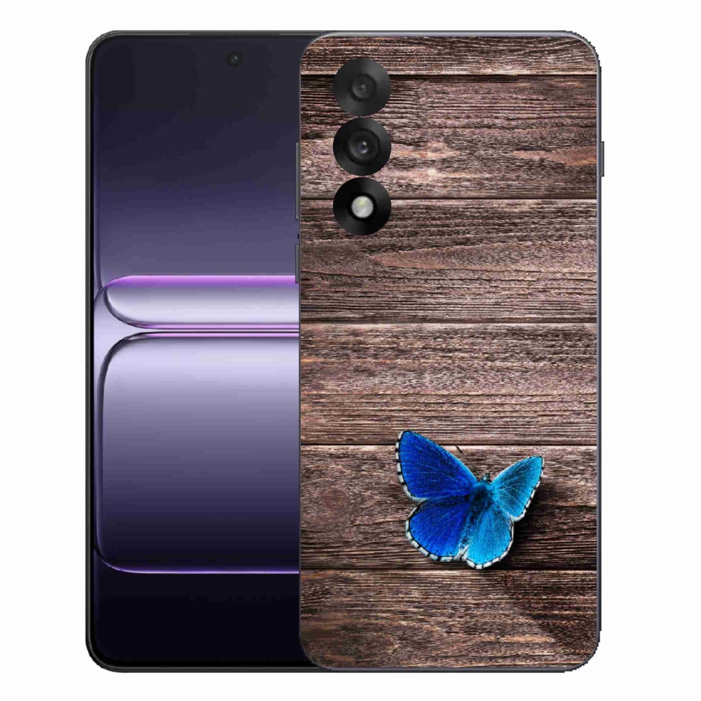 Zselés tok mmCase a One Plus Nord 5 készülékhez - kék pillangó 1
