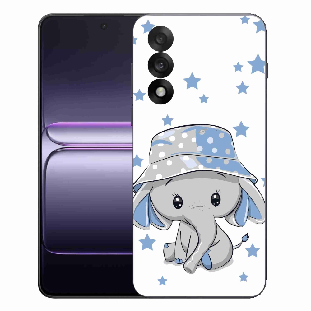 Zselés tok mmCase a One Plus Nord 5 készülékhez - kék elefánt