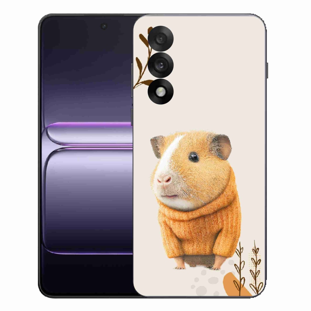 Gélborítás mmCase a One Plus Nord 5 számára - tengerimalac pulóverben
