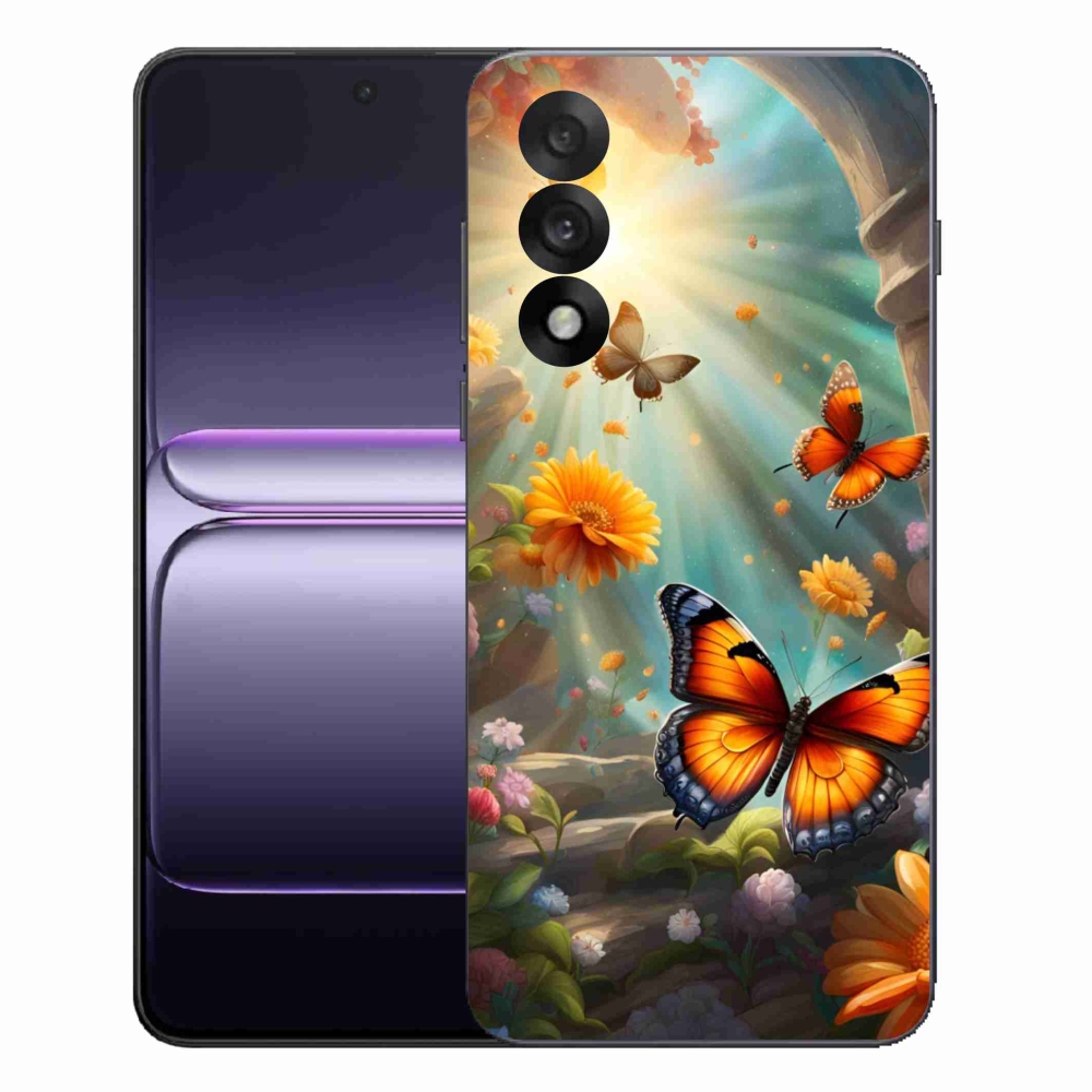 Gél borítás mmCase on One Plus Nord 5 - pillangókert 2