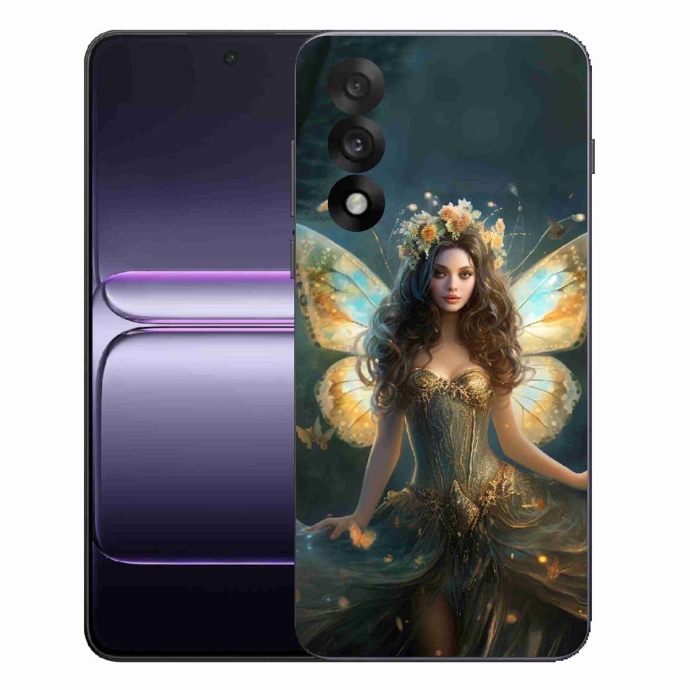 Gél borítás mmCase a One Plus Nord 5 - pillangó nőn