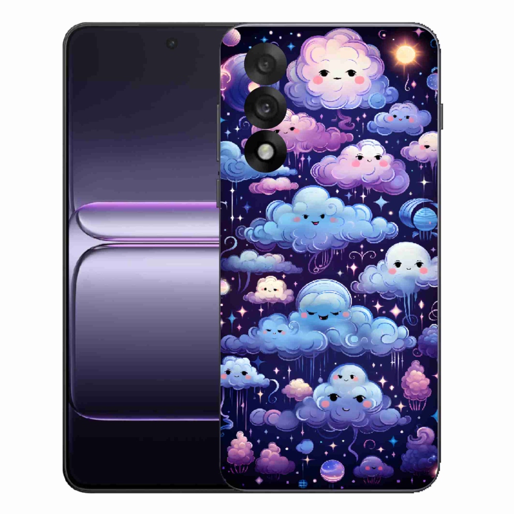 Zselés borítás mmCase a One Plus Nord 5 készülékhez - felhők