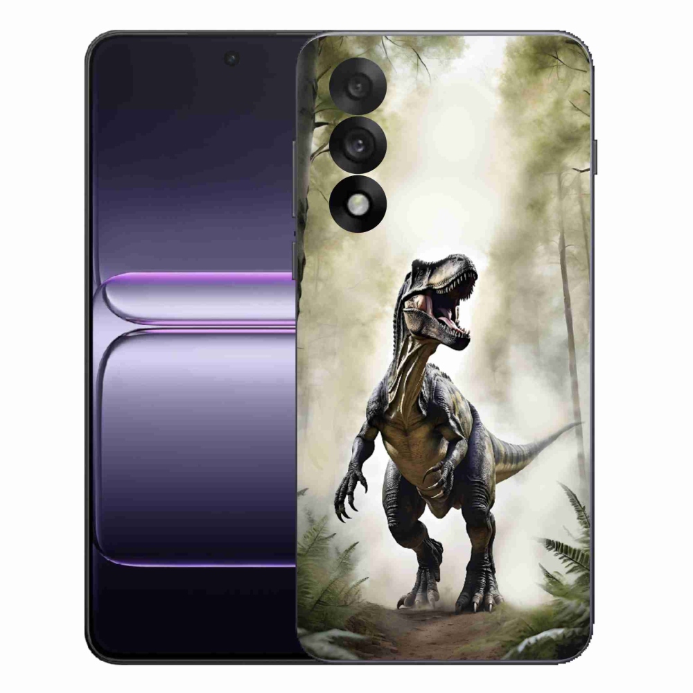 Zselés borítás mmCase a One Plus Nord 5 készülékhez - dühös T-Rex