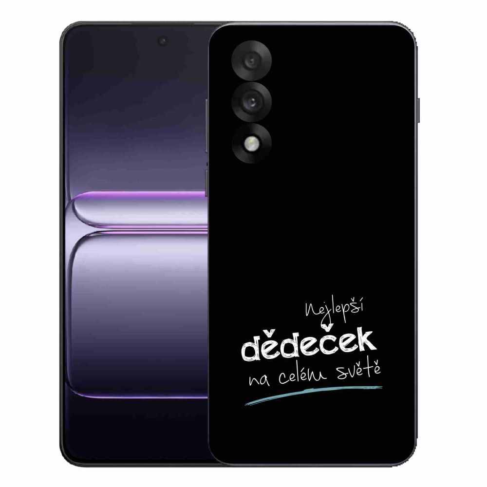 Gel Cover mmCase on One Plus Nord 5 - Legjobb nagypapa 3 fekete háttér