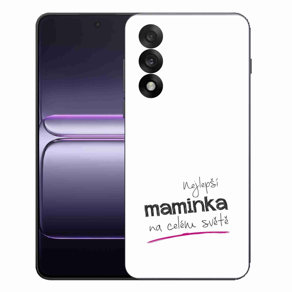 Gél borítás mmCase on One Plus Nord 5 - Best Mom 4 fehér háttér