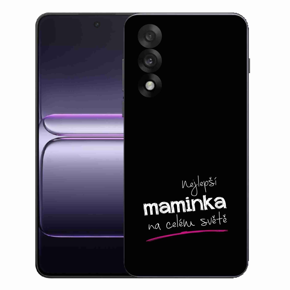 Gél borító mmCase a One Plus Nord 5 készülékre - Best Mom 4 fekete háttérrel