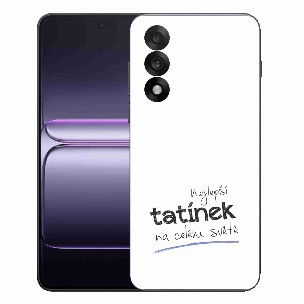 Gél borítás mmCase on One Plus Nord 5 - Best Daddy 4 fehér háttérrel