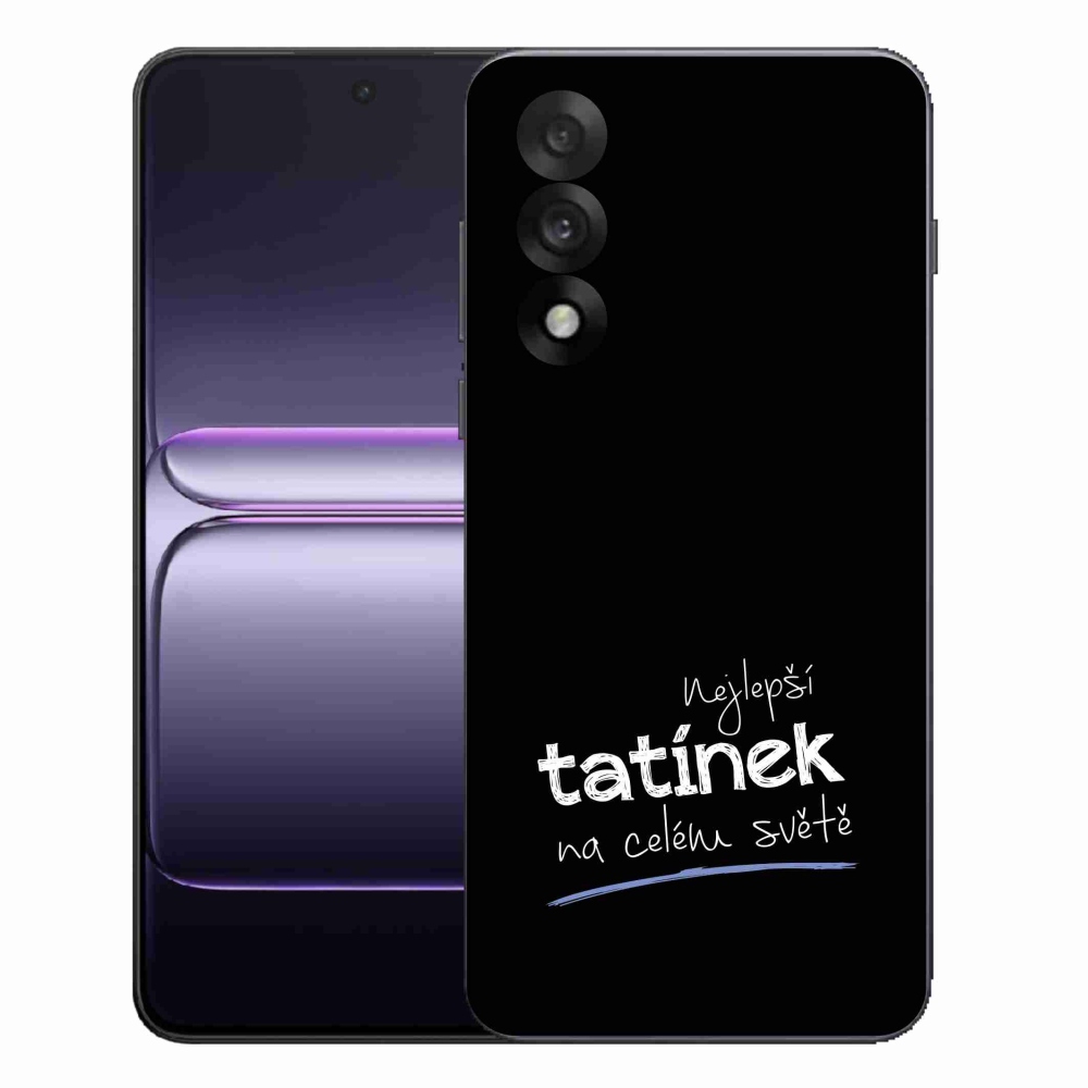 Gél borítás mmCase on One Plus Nord 5 - Best Daddy 4 fekete háttérrel