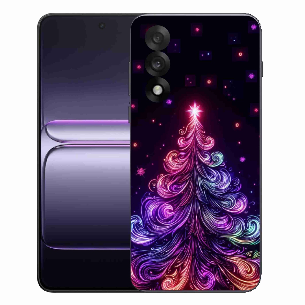 Gél borítás mmCase on One Plus Nord 5 - neon karácsonyfa 1