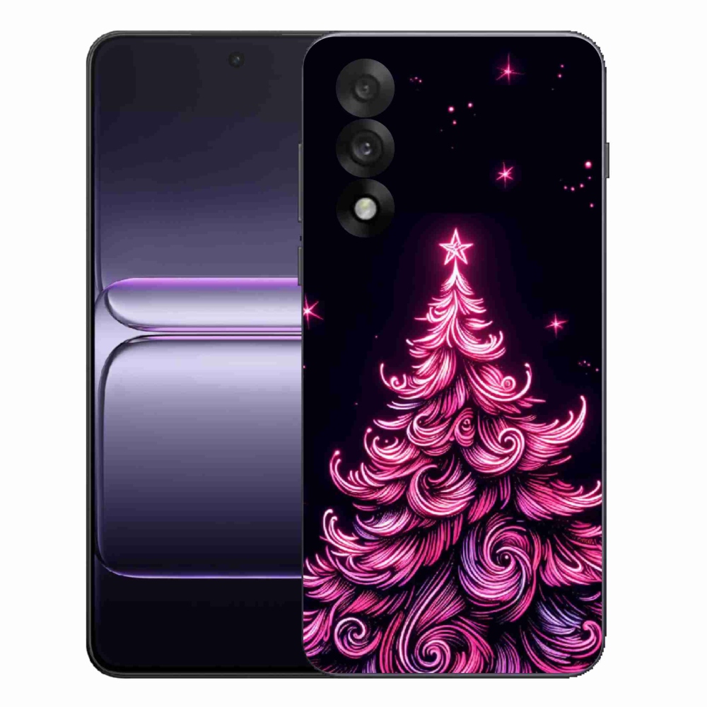 Gél borítás mmCase on One Plus Nord 5 - neon karácsonyfa 2