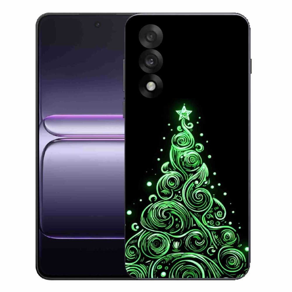 Gél borítás mmCase on One Plus Nord 5 - neon karácsonyfa 3