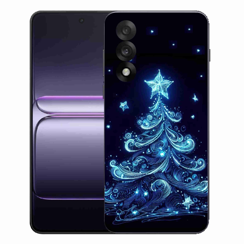 Gél borítás mmCase on One Plus Nord 5 - neon karácsonyfa 4