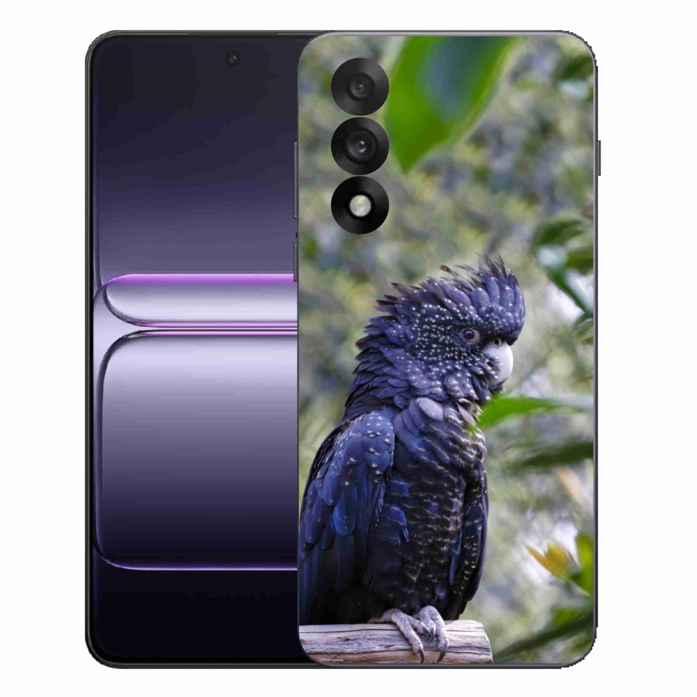 Gél borítás mmCase a One Plus Nord 5 készülékhez - papagáj kakadu fekete