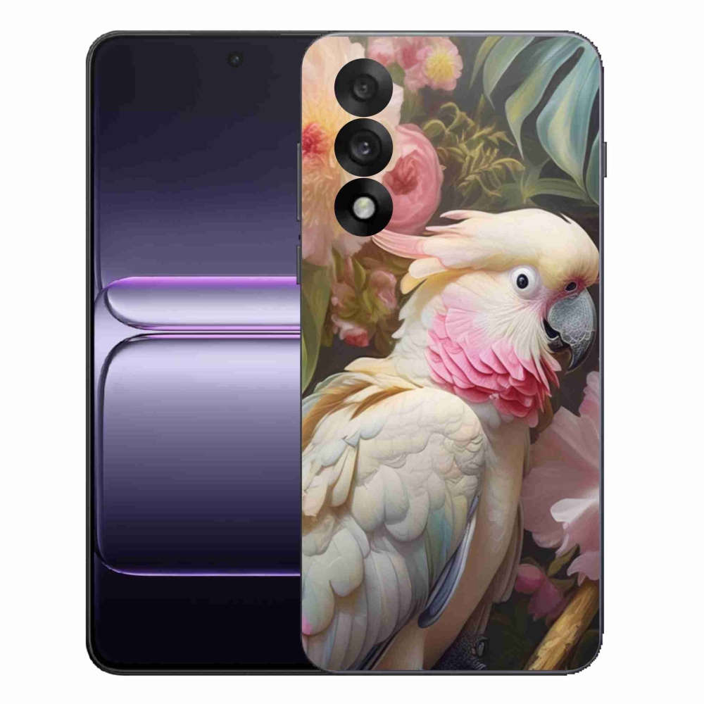 Zselés borítás mmCase a One Plus Nord 5 készülékhez - papagáj kakadu rózsaszín 2