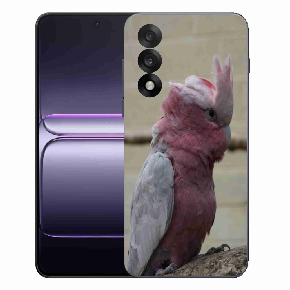 Zselés borítás mmCase a One Plus Nord 5 készülékhez - papagáj kakadu rózsaszínű