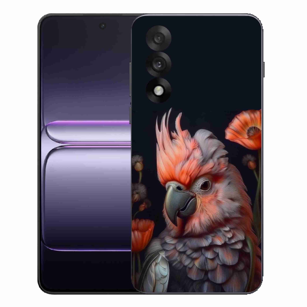 Zselés borítás mmCase a One Plus Nord 5 készülékhez - kakadu papagáj színekben