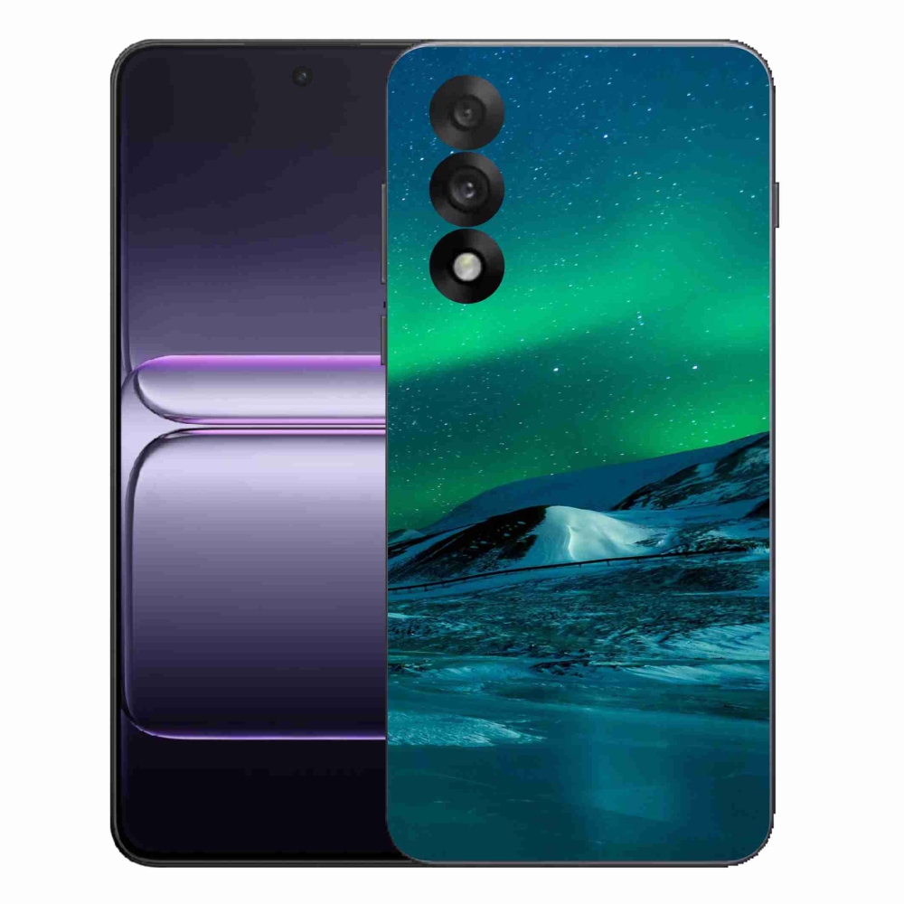 Zselés borítás mmCase a One Plus Nord 5 készülékre - sarki fény