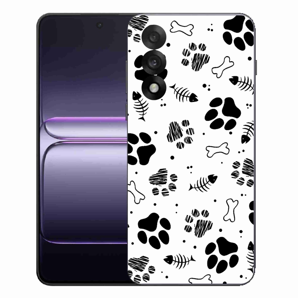Zselés borítás mmCase for One Plus Nord 5 - kutyamancsok 1