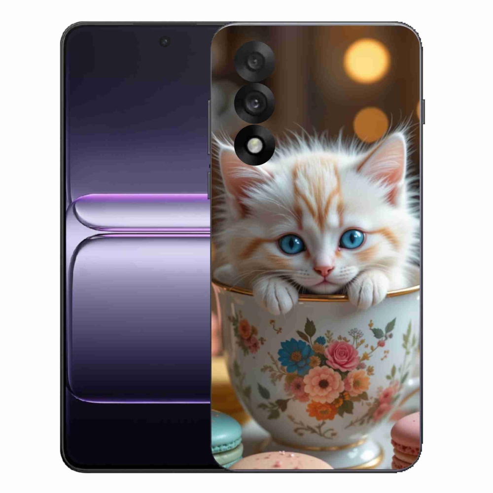 Gélborítás mmCase a One Plus Nord 5 készülékre - aranyos cica 6