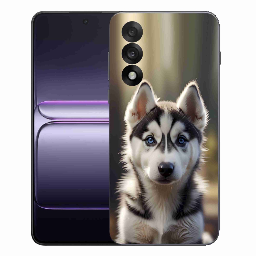 Zselés borítás mmCase a One Plus Nord 5 készülékhez - aranyos szibériai husky