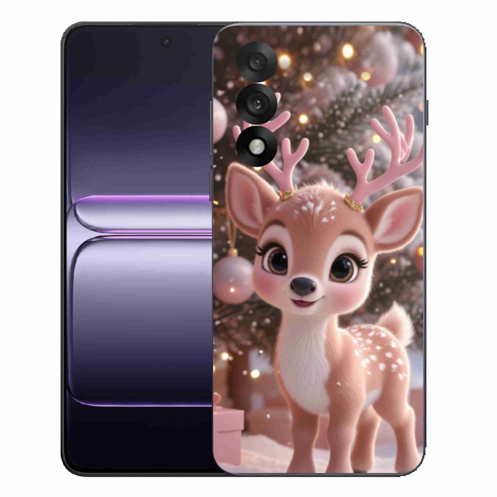 Zselés borítás mmCase One Plus Nord 5 készülékhez - aranyos rénszarvas