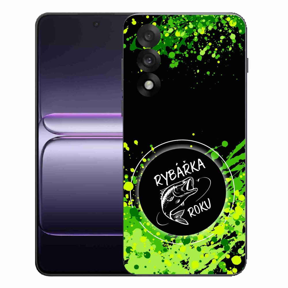 Gél borítás mmCase on One Plus Nord 5 - Az év horgásza fekete háttérrel