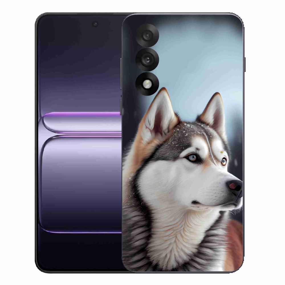 Zselés borítás mmCase a One Plus Nord 5 készülékhez - Szibériai Husky