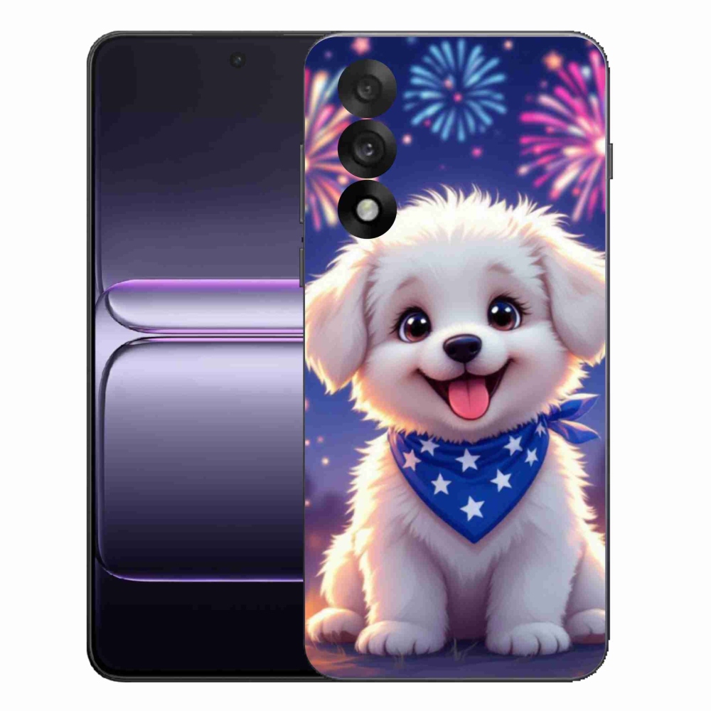 Gél borítás mmCase a One Plus Nord 5-re - ünnepi kiskutya