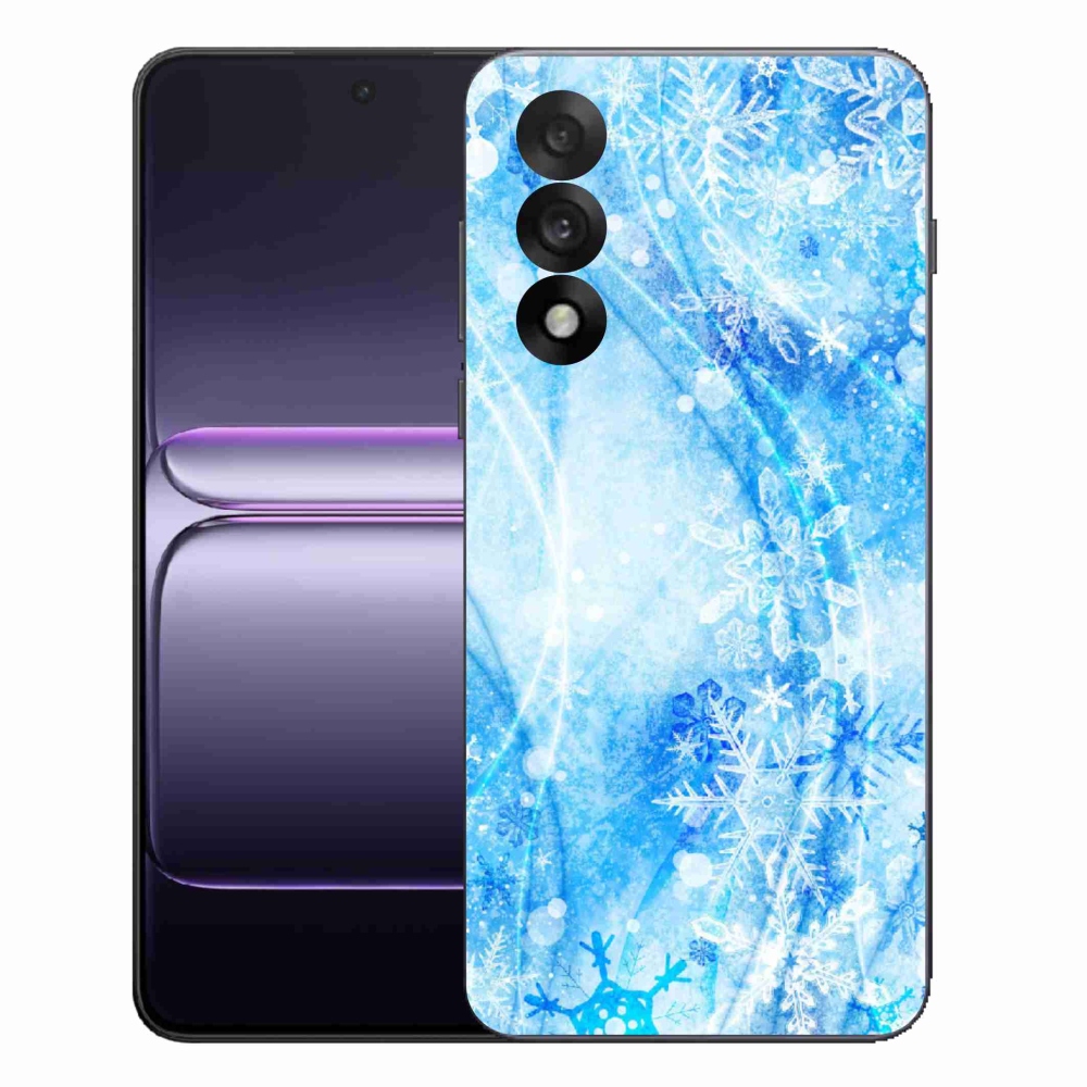Gél védőhuzat mmCase One Plus Nord 5 készülékhez - hópelyhek