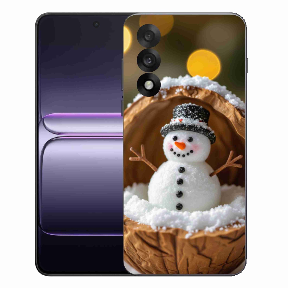 Zselés borítás mmCase a One Plus Nord 5 készülékhez - hóember 4