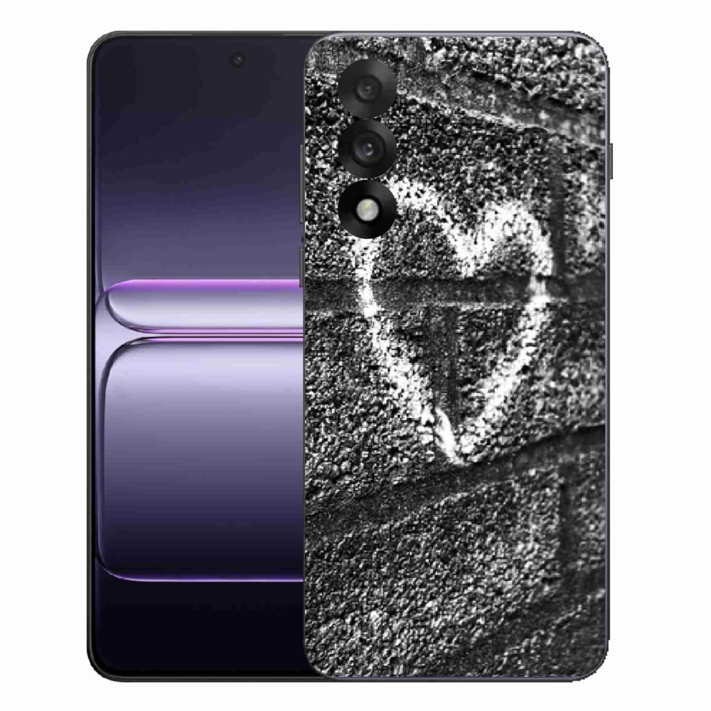 Zselés borítás mmCase a One Plus Nord 5-re - szív a falon
