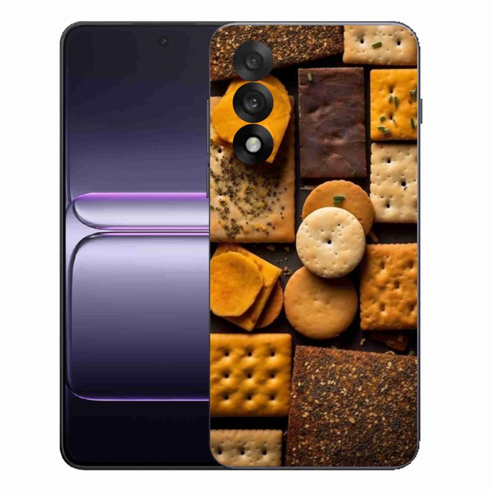 Zselés borítás mmCase a One Plus Nord 5 készülékhez - kekszek