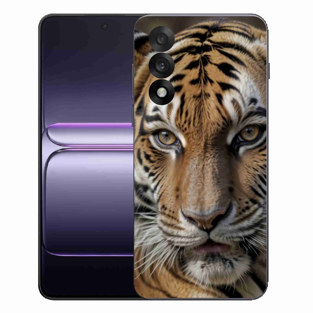 Zselés borítás mmCase a One Plus Nord 5 készüléken - tigris nézet