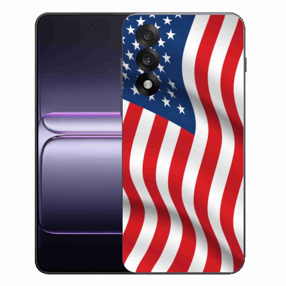 Zselés borítás mmCase a One Plus Nord 5 készülékhez - US zászló