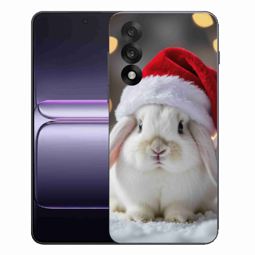 Gél borítás mmCase on One Plus Nord 5 - Karácsonyi nyúl