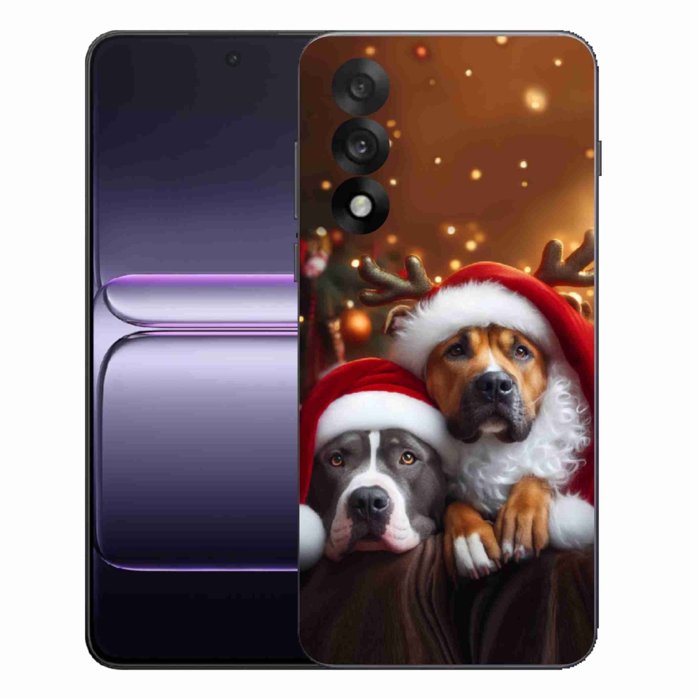 Gél borítás mmCase a One Plus Nord 5-re - Karácsonyi kutyák