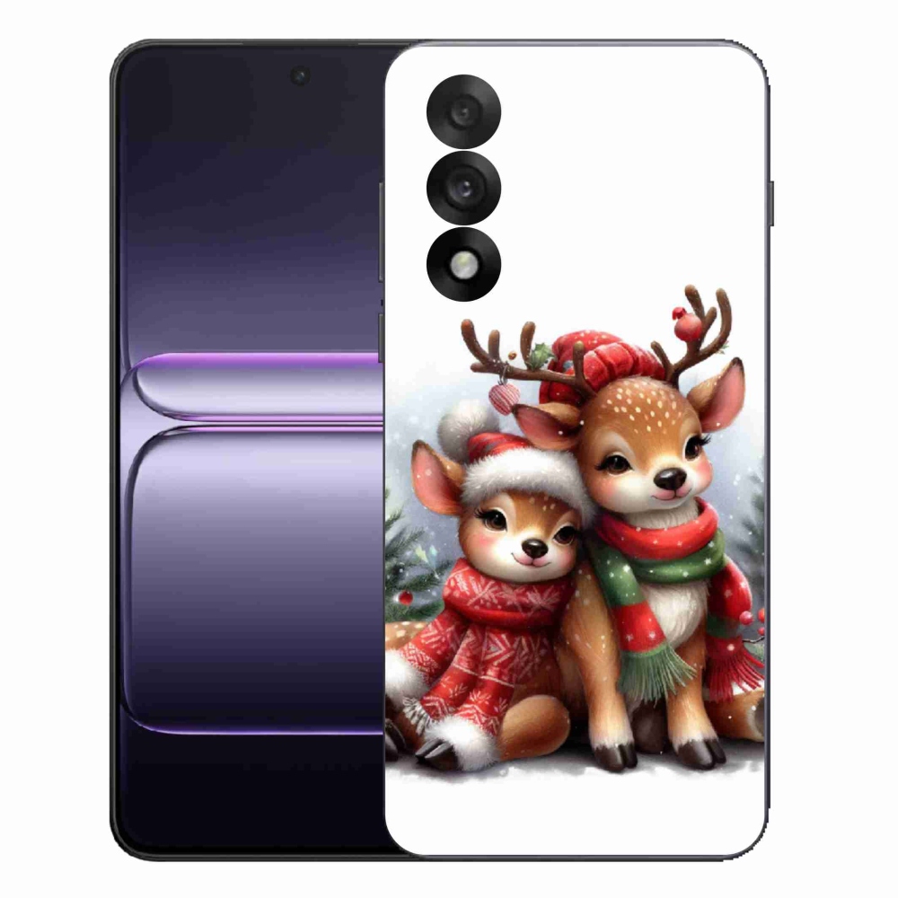 Zselés borítás mmCase One Plus Nord 5 készülékhez - karácsonyi rénszarvas