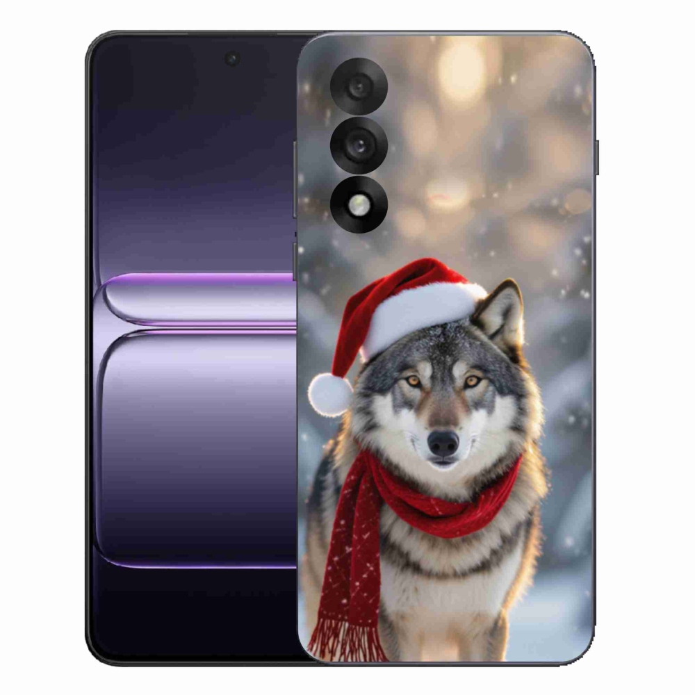 Gél borítás mmCase on One Plus Nord 5 - Karácsonyi farkas