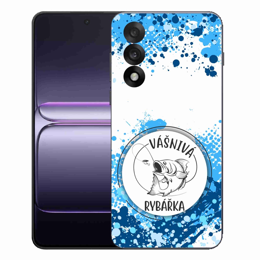 Gél borítás mmCase on One Plus Nord 5 - szenvedélyes halásznő fehér háttérrel