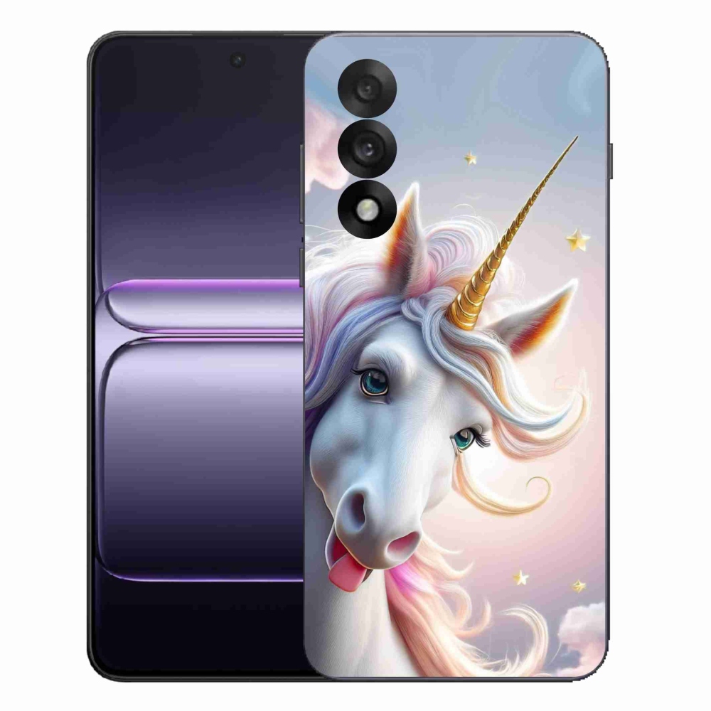 Gél védőhuzat mmCase One Plus Nord 5 - vidám egyszarvúhoz