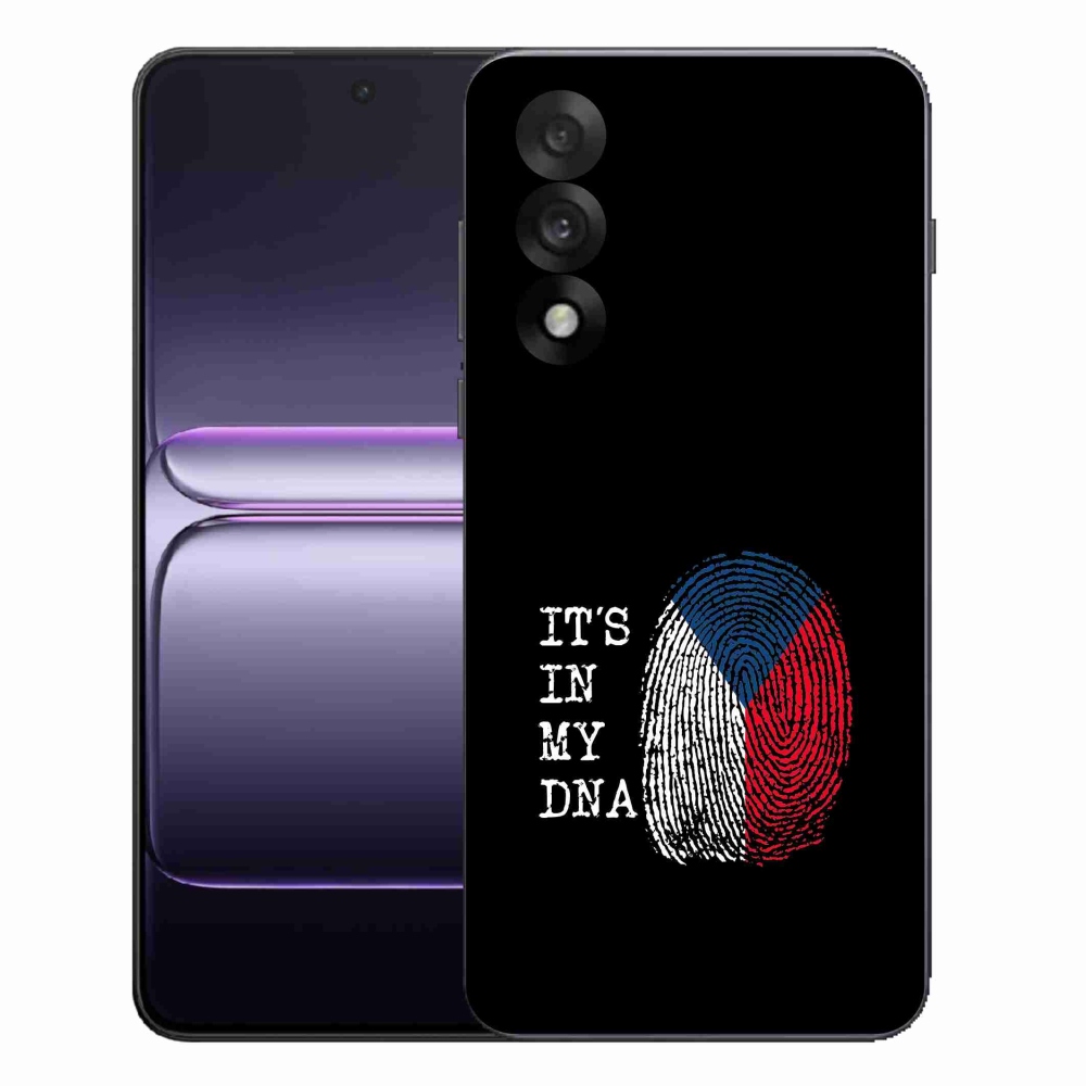 Gél borítás mmCase on One Plus Nord 5 - zászló ujjlenyomat fekete háttérrel