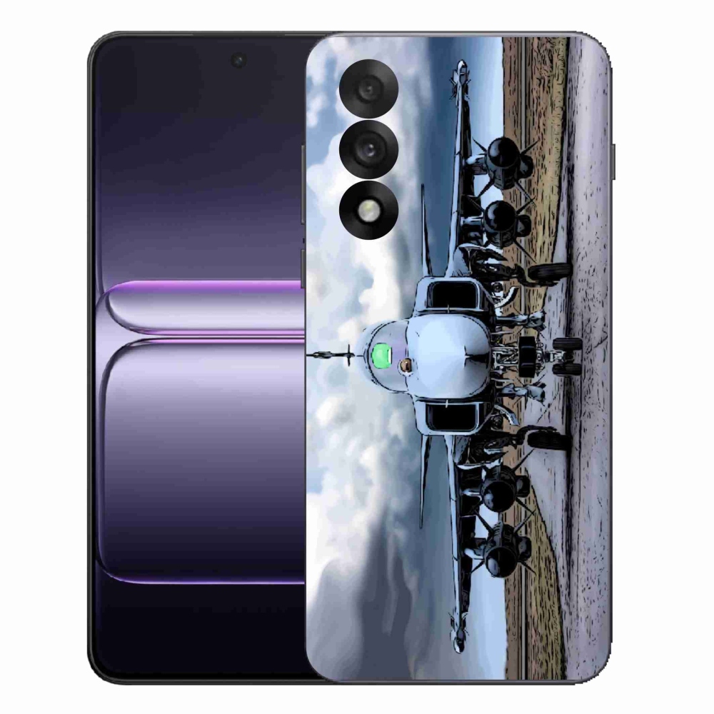 Zselés borítás mmCase a One Plus Nord 5 számára - katonai repülőgépek