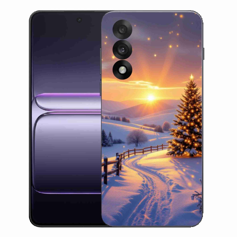 Zselés borítás mmCase a One Plus Nord 5 készülékhez - téli tájkép
