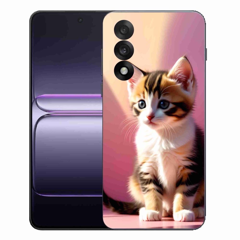 Zselés borítás mmCase a One Plus Nord 5 készülékhez - kíváncsi cica 2