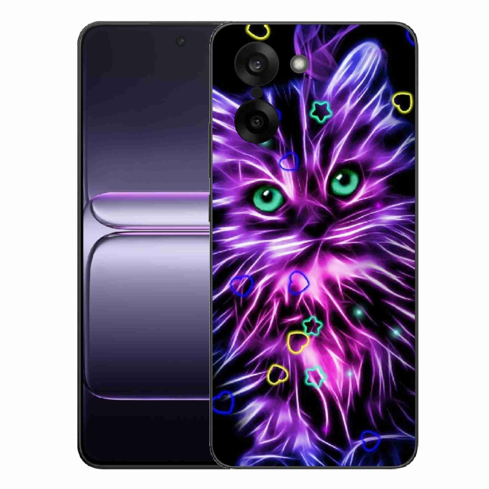 Zselés borítás mmCase on One Plus Nord CE5 - absztrakt macska